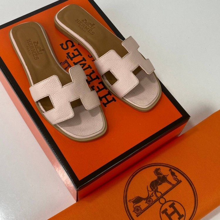 HERMES SANDALS ORAN TERLİK PEMBE